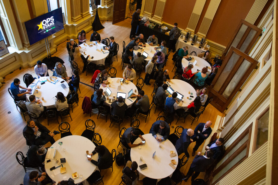 Dining areas at the SF Mint for OpsStars 2024