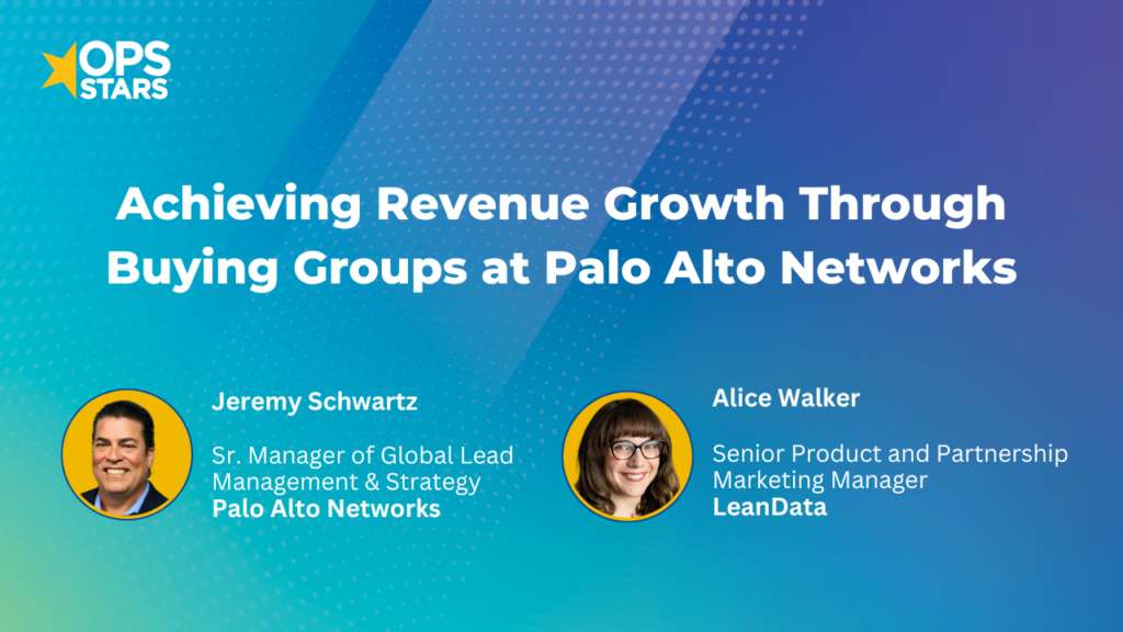 Achieving Revenue Growth through Buying Groups at Palo Alto Networks