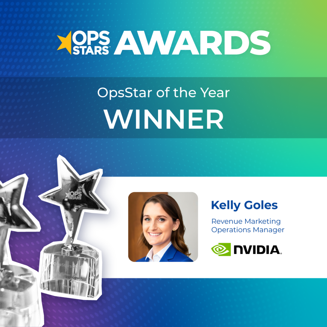 Kelly Goles, 2024 OpsStar of the Year, from LeanData