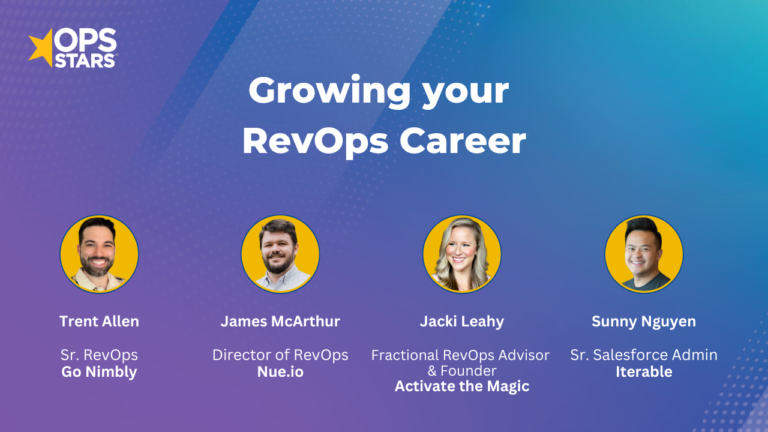 Growing your RevOps Career