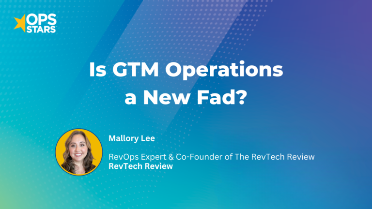 Is GTM Operations a new fad?