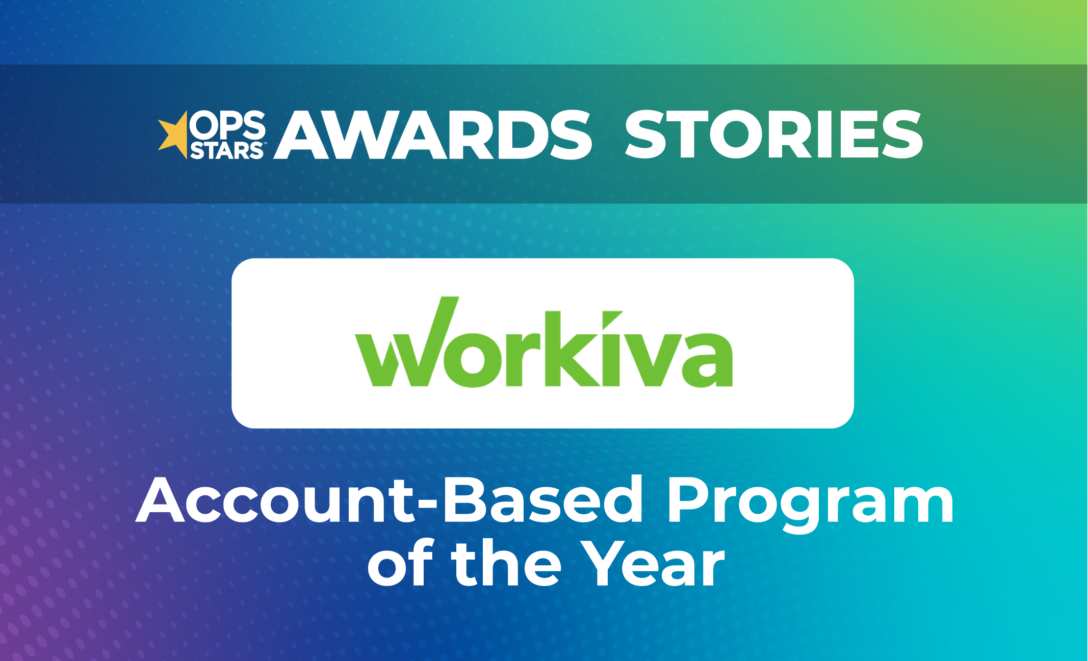 OpsStars 2024 Winner of the Account-Based Program of the Year is Workiva