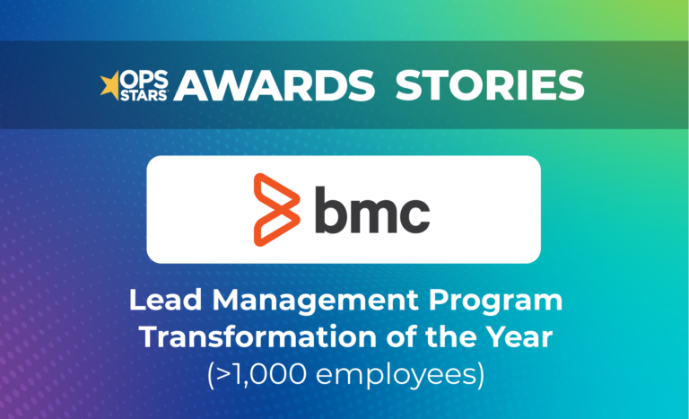 2024 OpsStars Awards: Lead Management Transformation Greater than 1,000 Employees