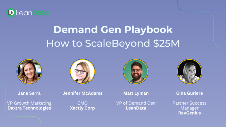 Demand Gen Playbook: How to Scale Beyond $25M