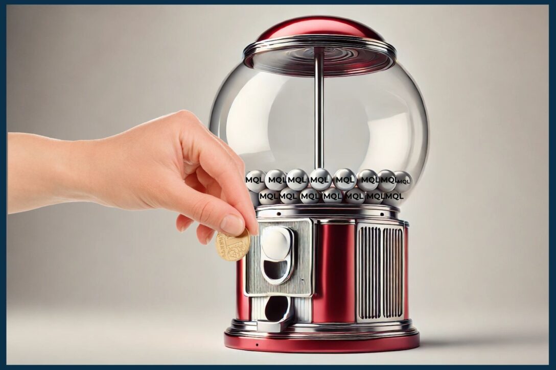 red gumball machine with a human hand putting a coin into the front slot