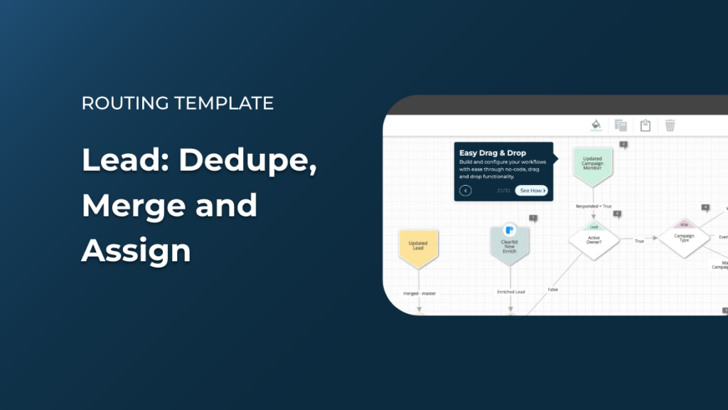 Lead: Dedupe, Merge and Assign | Routing Template